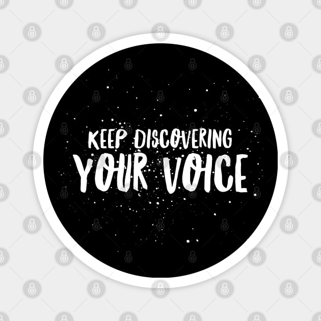 SLP Keep Discovering Your Voice Magnet by coloringiship